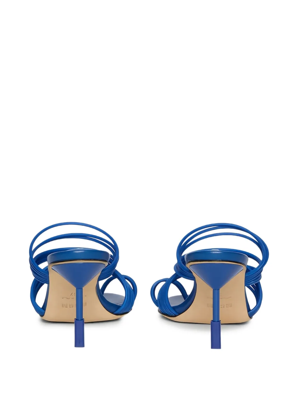 MSGM Leren sandalen Blauw