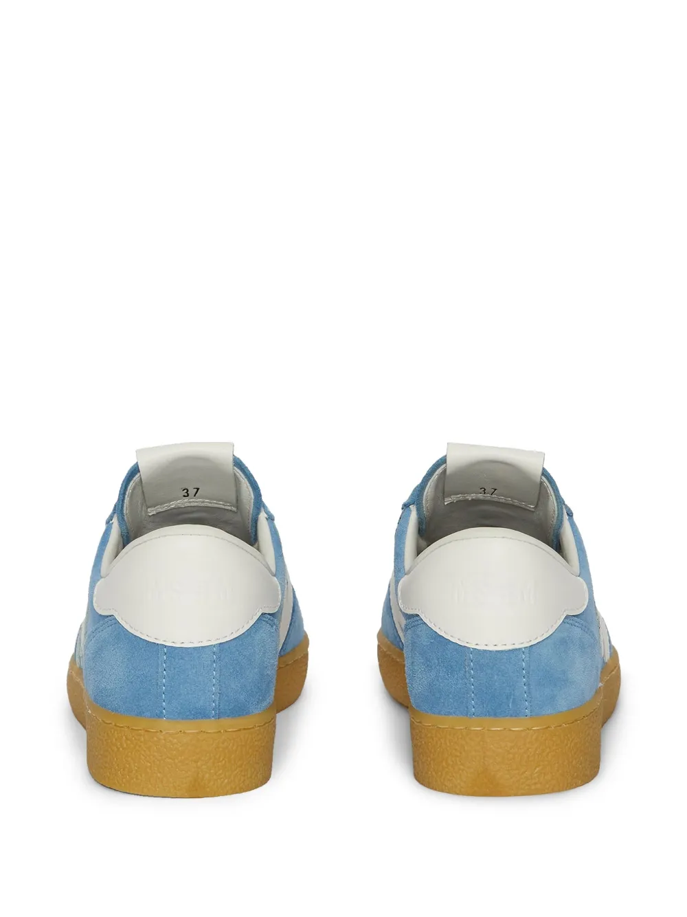 MSGM Retro suede sneakers Blue