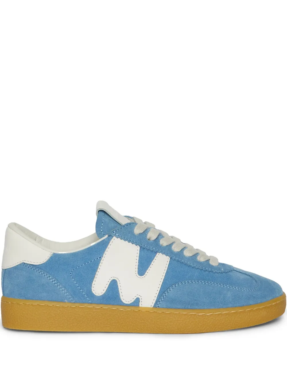 MSGM Retro suede sneakers Blue