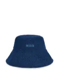 MSGM Bookish bucket hat - Blue