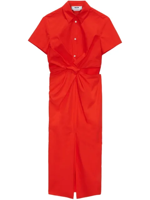 MSGM cut-out shirtdress