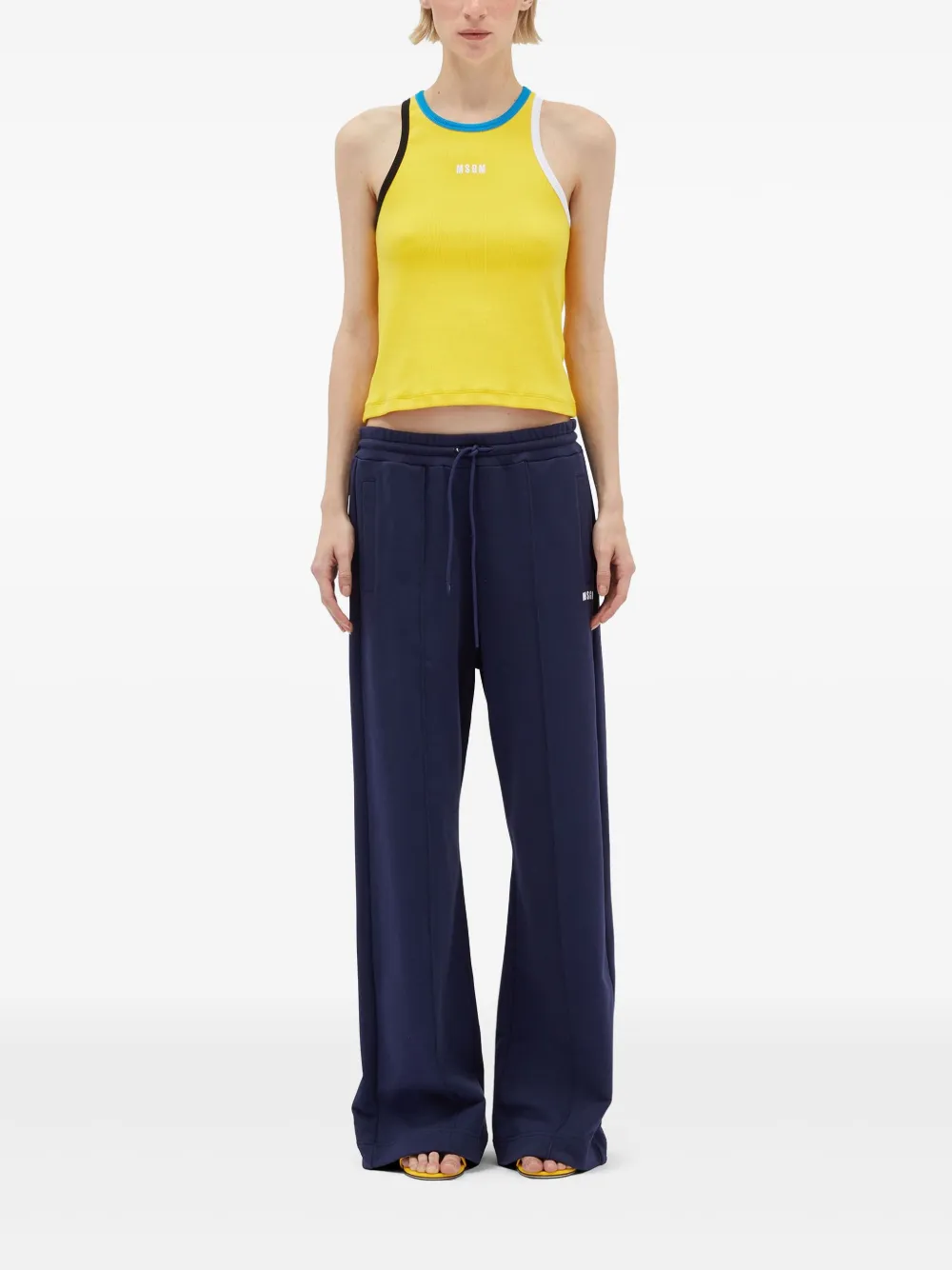 MSGM Trainingsbroek met logoprint - Blauw