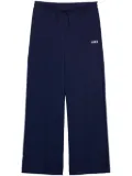 MSGM logo-print track pants - Blue
