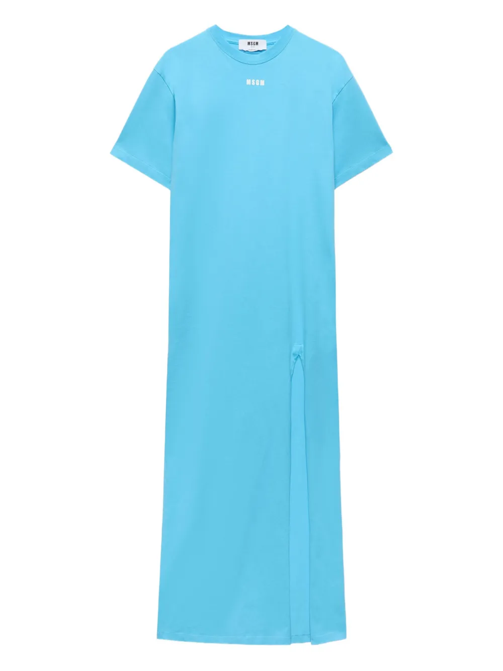MSGM robe en coton | bleu | Image 1