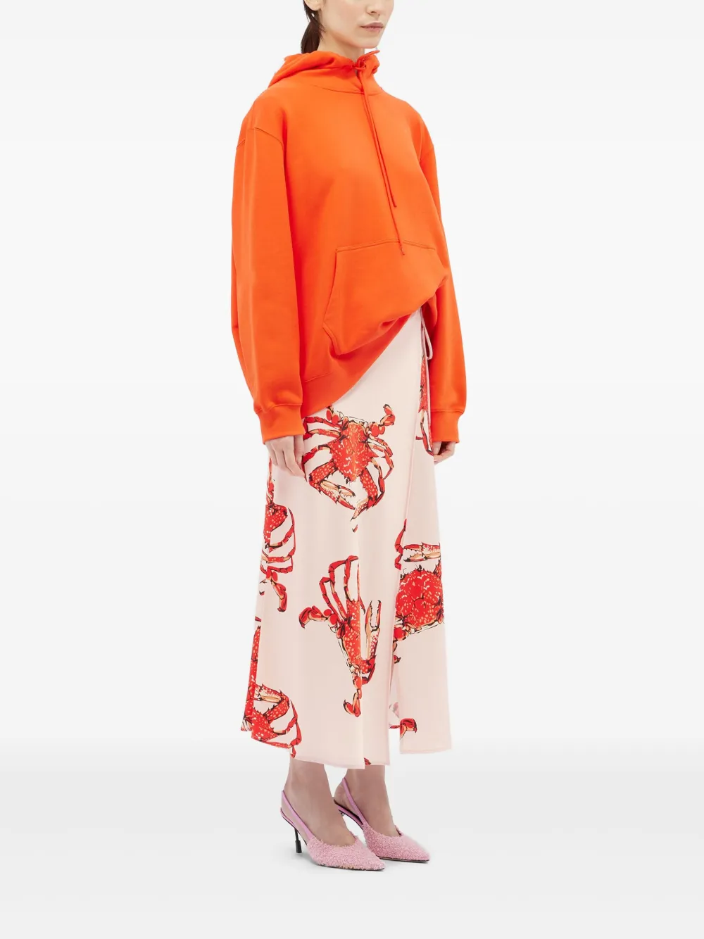 MSGM Zwembroek met krabprint Roze