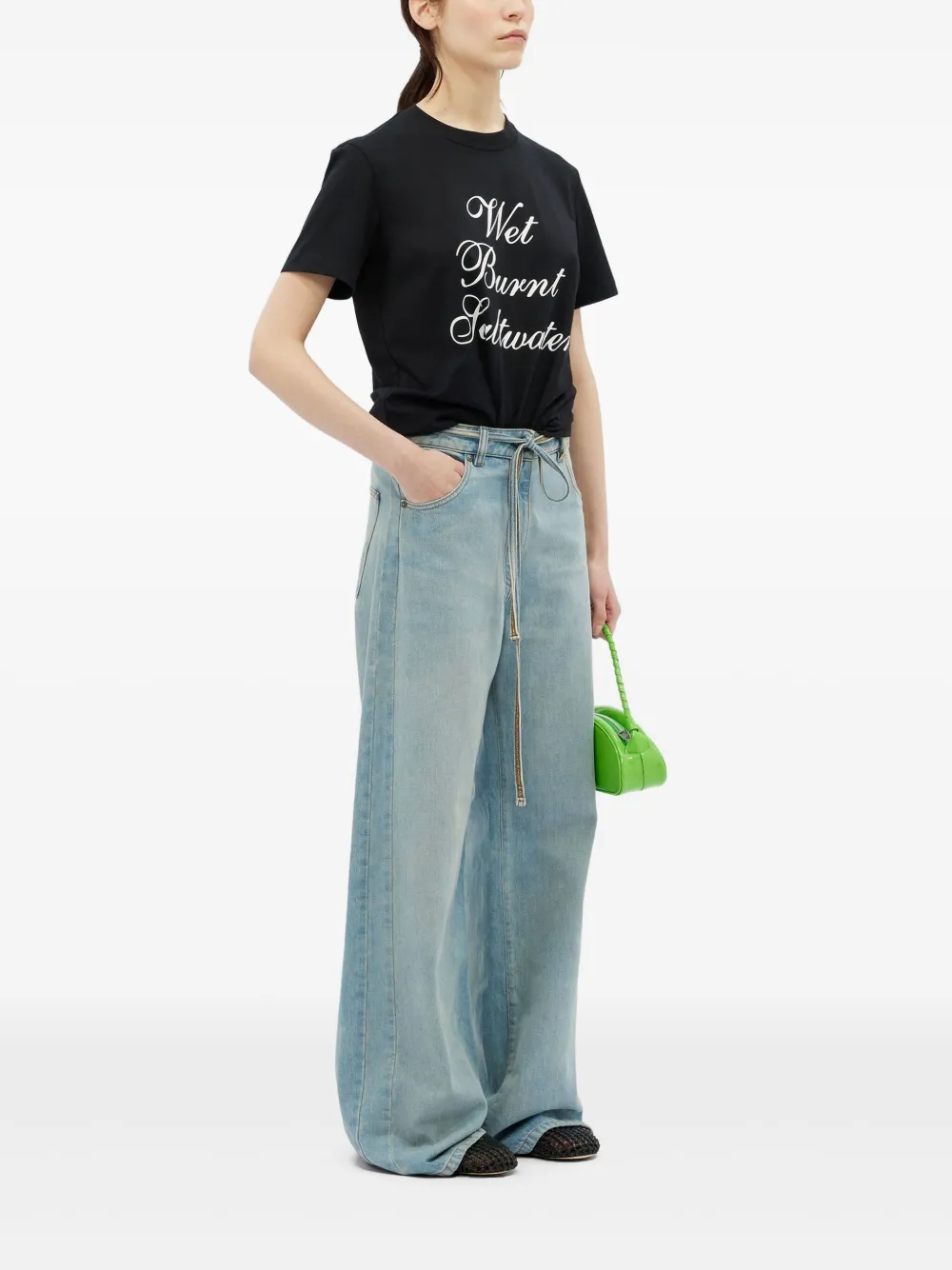 MSGM printed t-shirt - Zwart