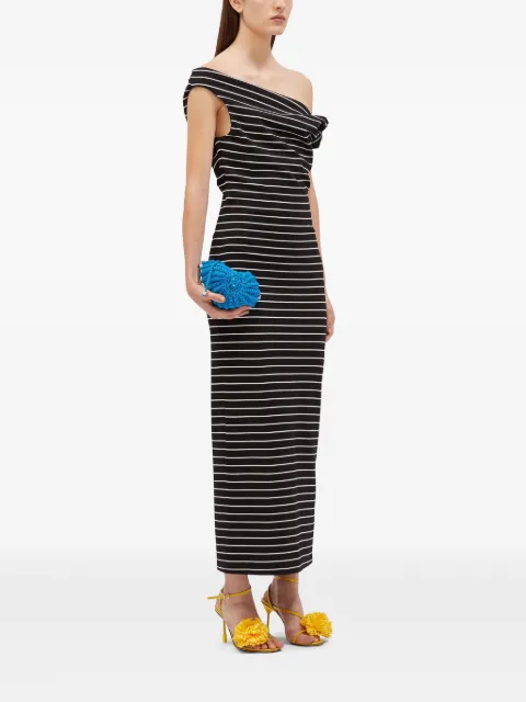 MSGM knot-detail maxi dress 3841MDA30257115 - 2