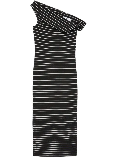 MSGM knot-detail maxi dress