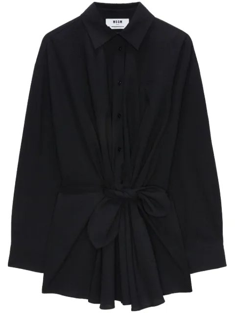 MSGM knot-detail mini dress