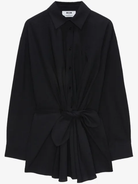 MSGM knot-detail mini dress