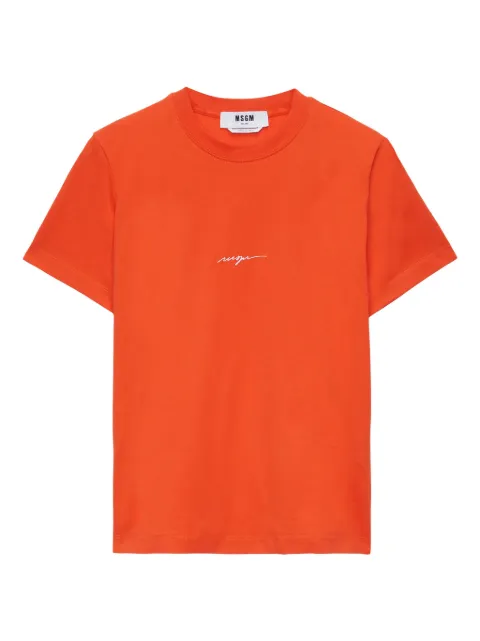 MSGM logo-print cotton t-shirt