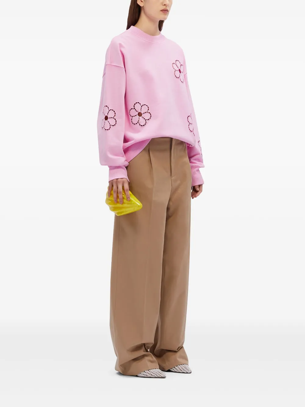 MSGM sweat à fleurs brodées | Sweats | Image 2