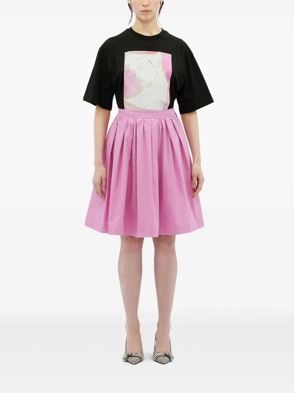 MSGM pleated skirt - Roze