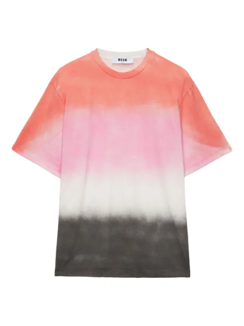 MSGM playera con efecto degradado