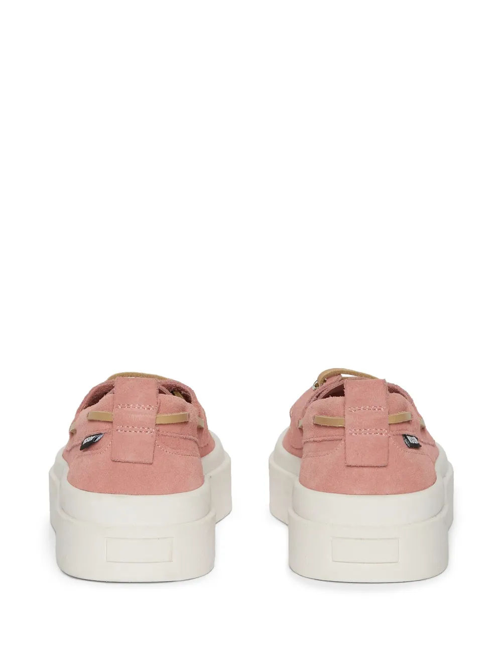 MSGM suede loafers Pink