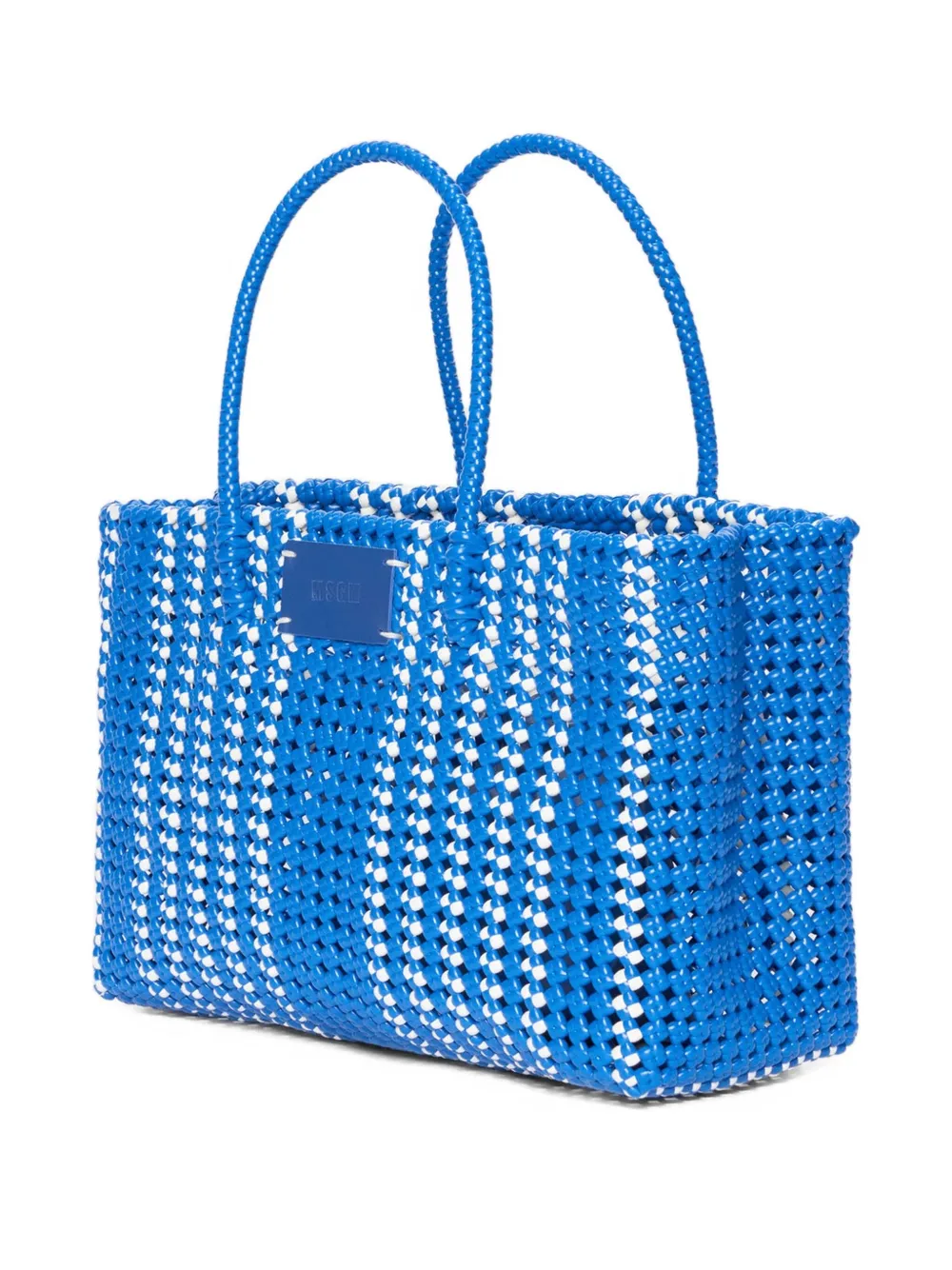 MSGM Shopper met logopatch Blauw