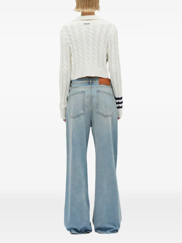 MSGM ストレートジーンズ | ブルー | FARFETCH JP