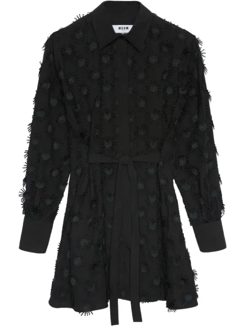 MSGM tied-waist shirt dress