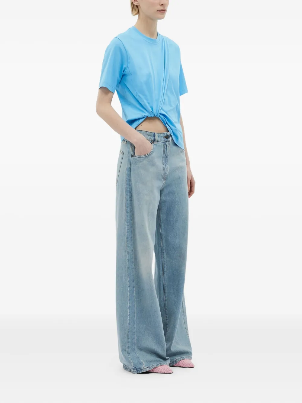 MSGM twisted-detail t-shirt | T-Shirts & Jersey Shirts | Image 2