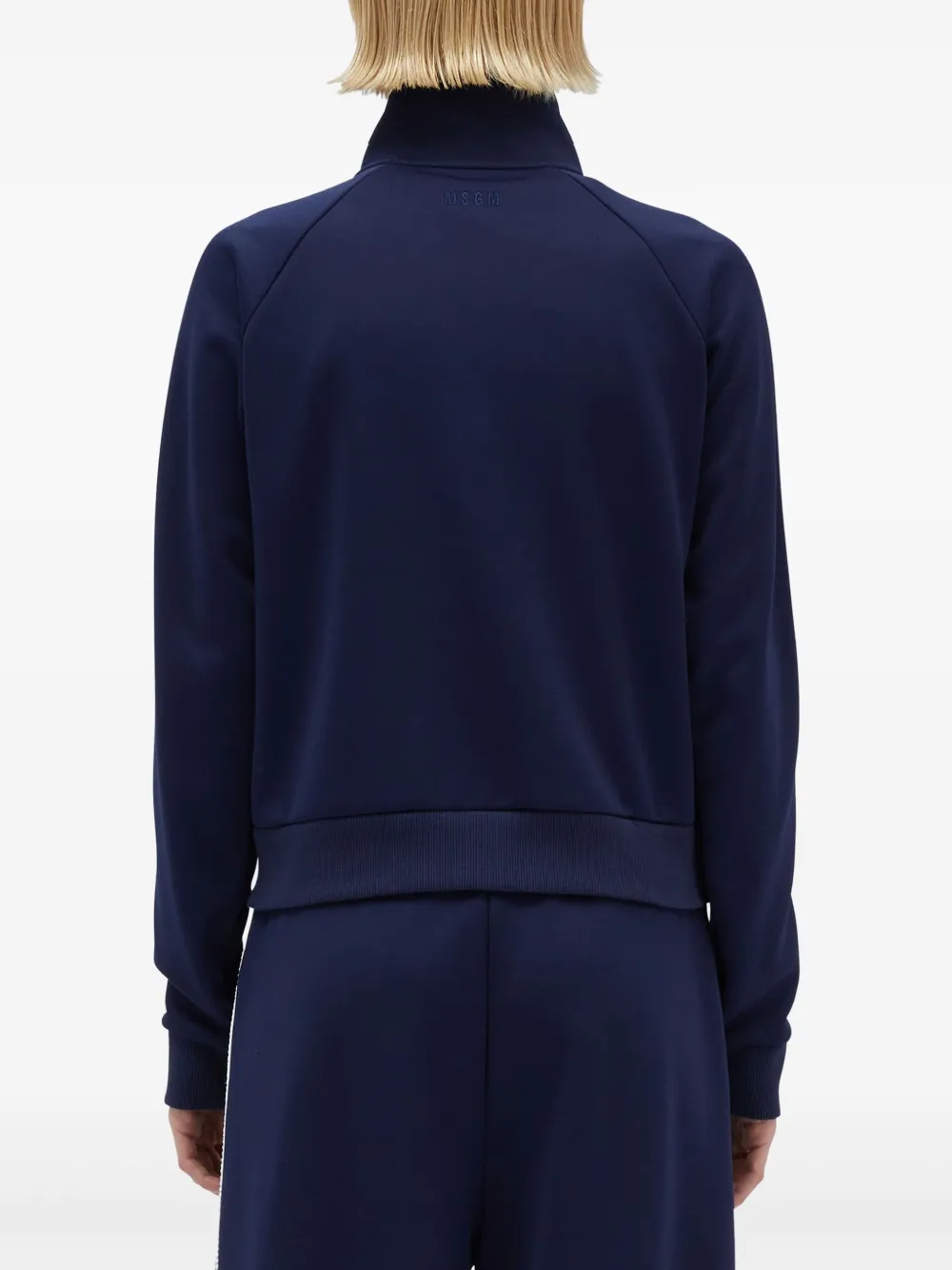 MSGM Sweater met gestreept detail Blauw