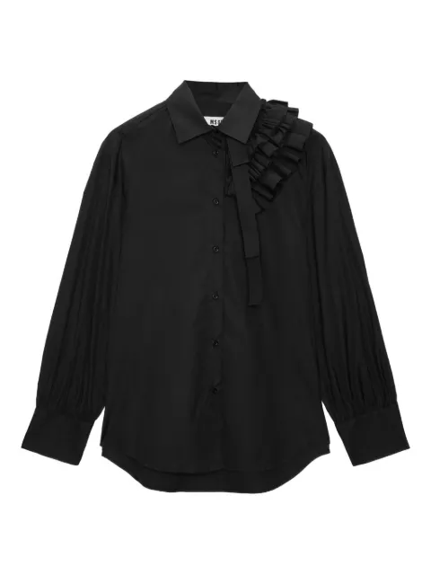 MSGM chemise en coton à volants