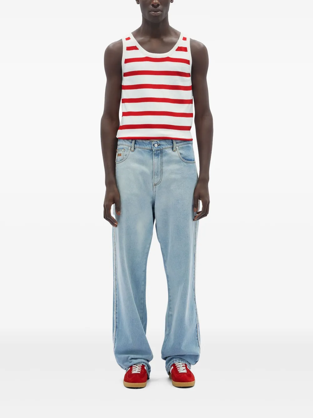 MSGM Baggy jeans - Blauw