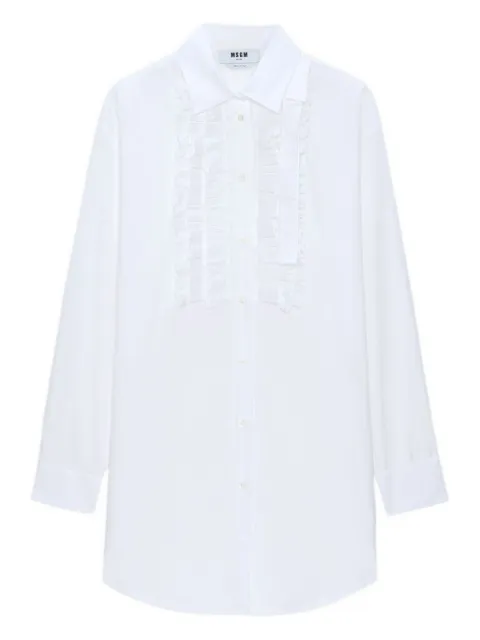MSGM ruffled cotton dress