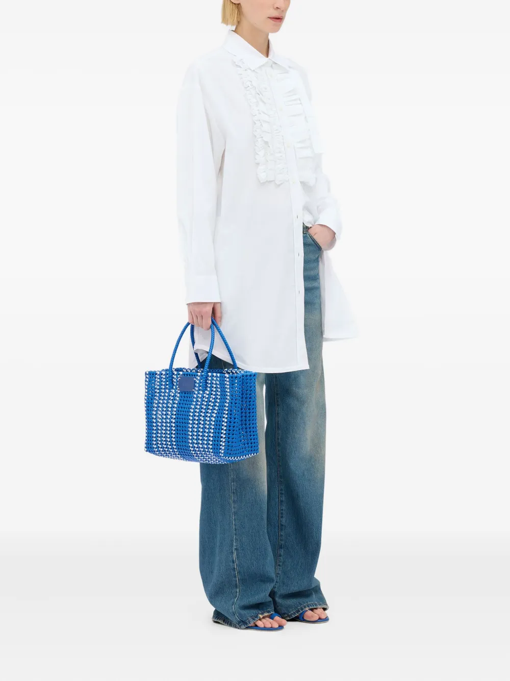 MSGM robe en coton à volants | Robes de jour | Image 2
