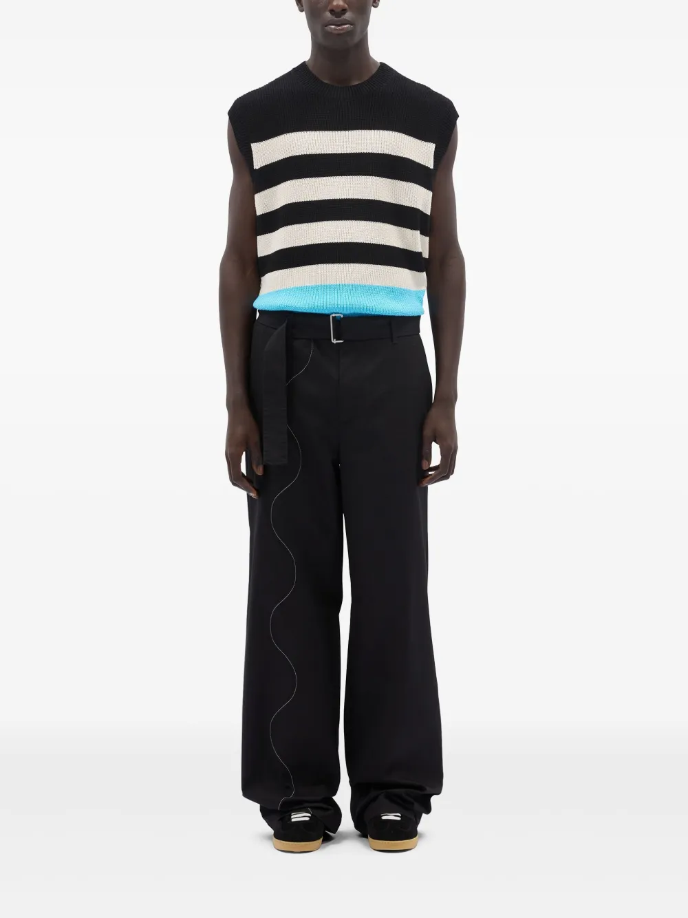 MSGM Straight broek - Zwart