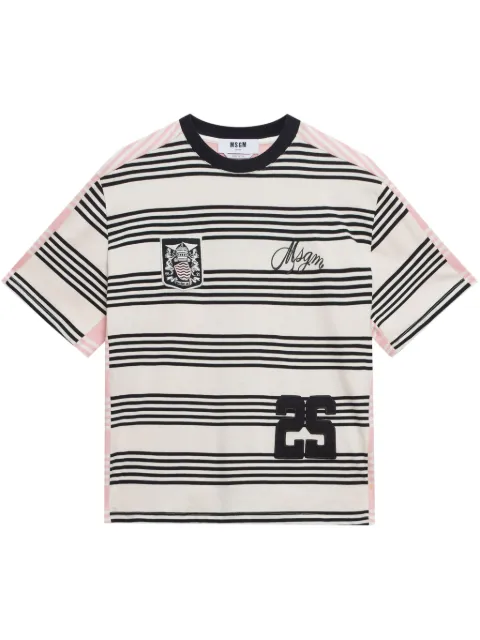 MSGM panelled T-shirt