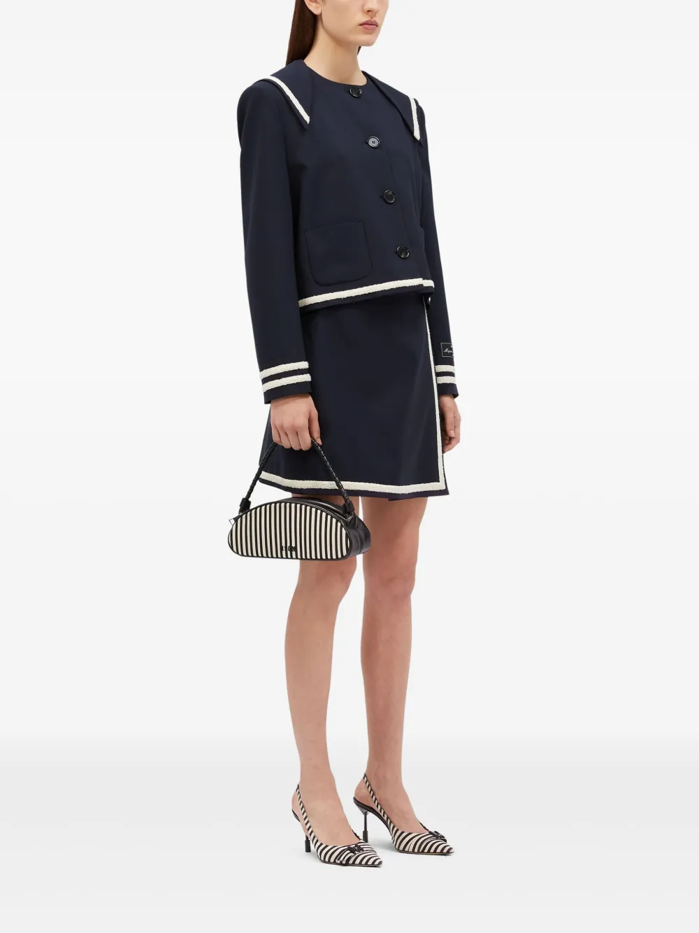 MSGM Jack met capuchon - Blauw