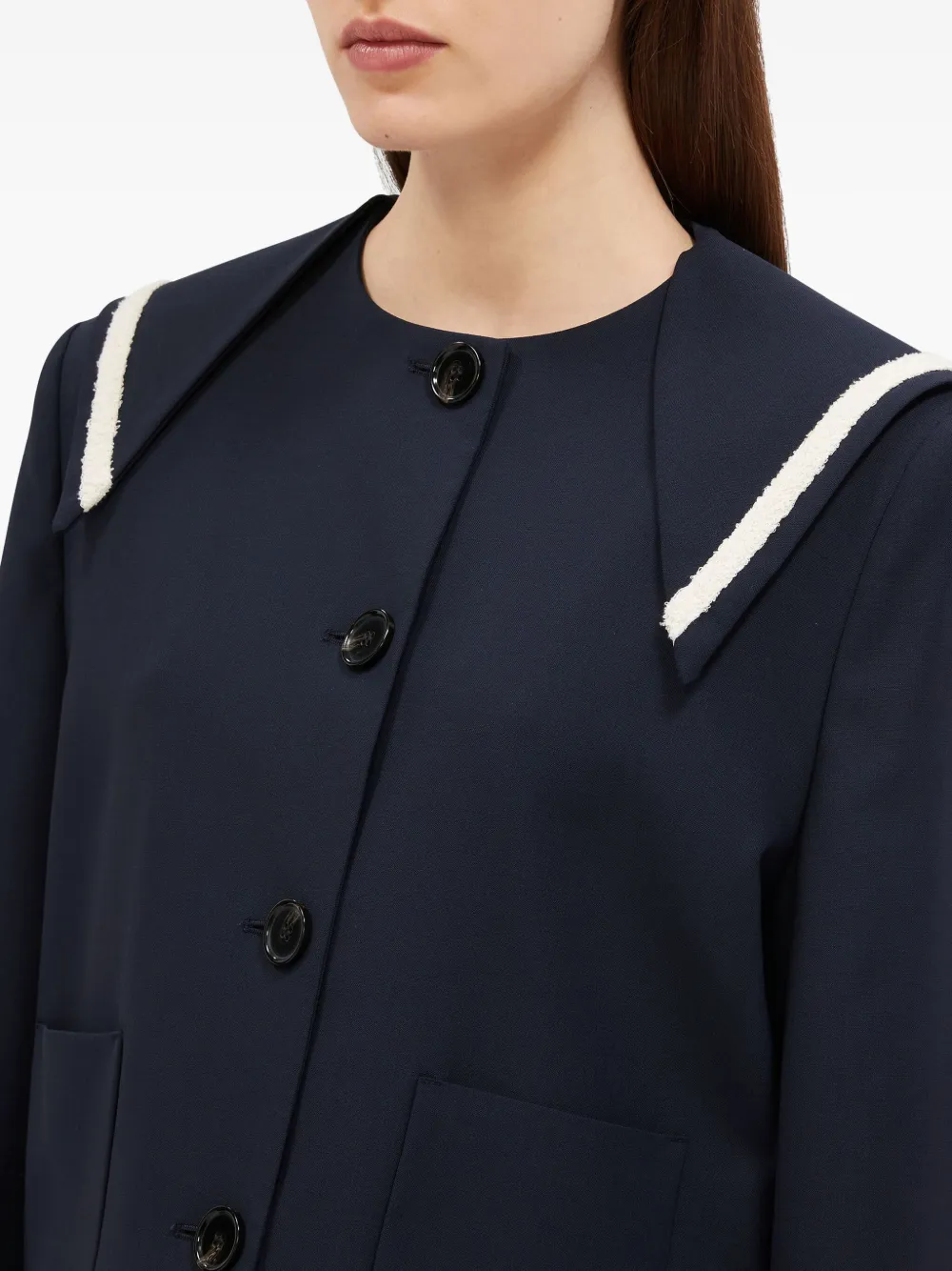 MSGM Jack met capuchon Blauw