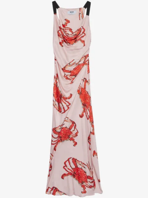 MSGM printed maxi dress