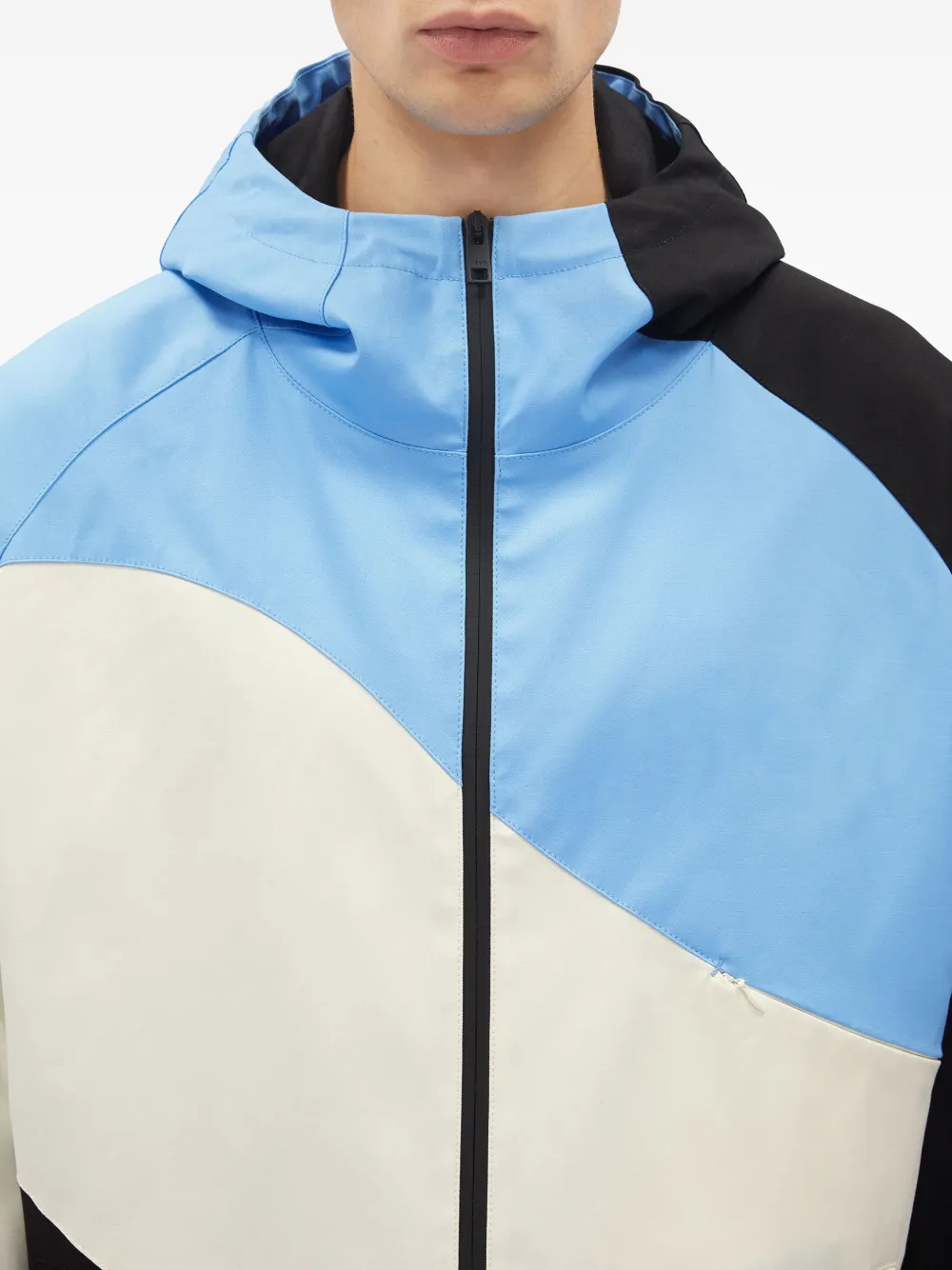 MSGM Trainingsjack met colourblocking Blauw