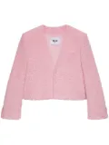 MSGM textured-knit jacket - Pink