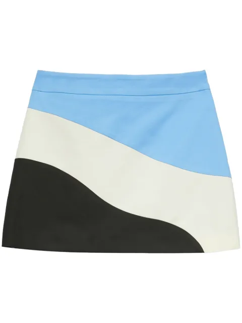 MSGM colour-block mini skirt