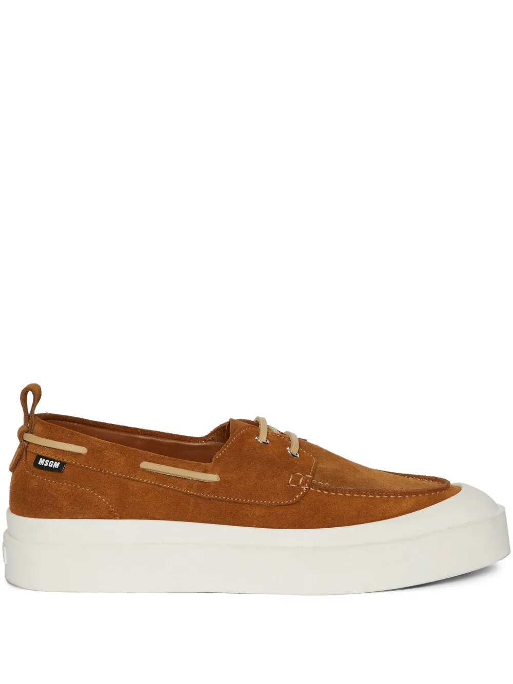 MSGM Suède loafers Bruin