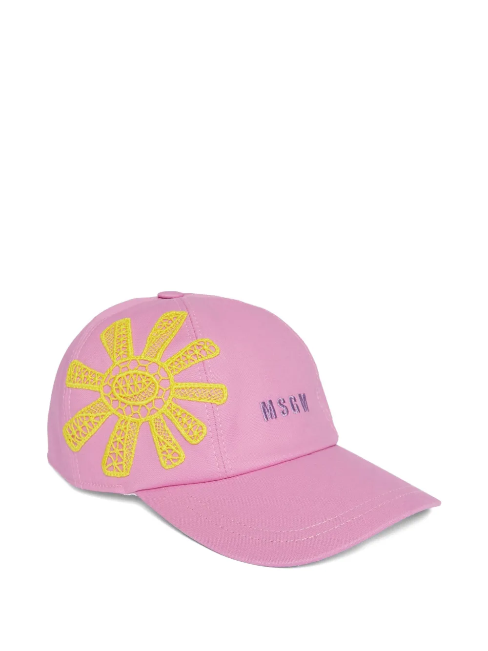 MSGM Pet met geborduurde zon Roze