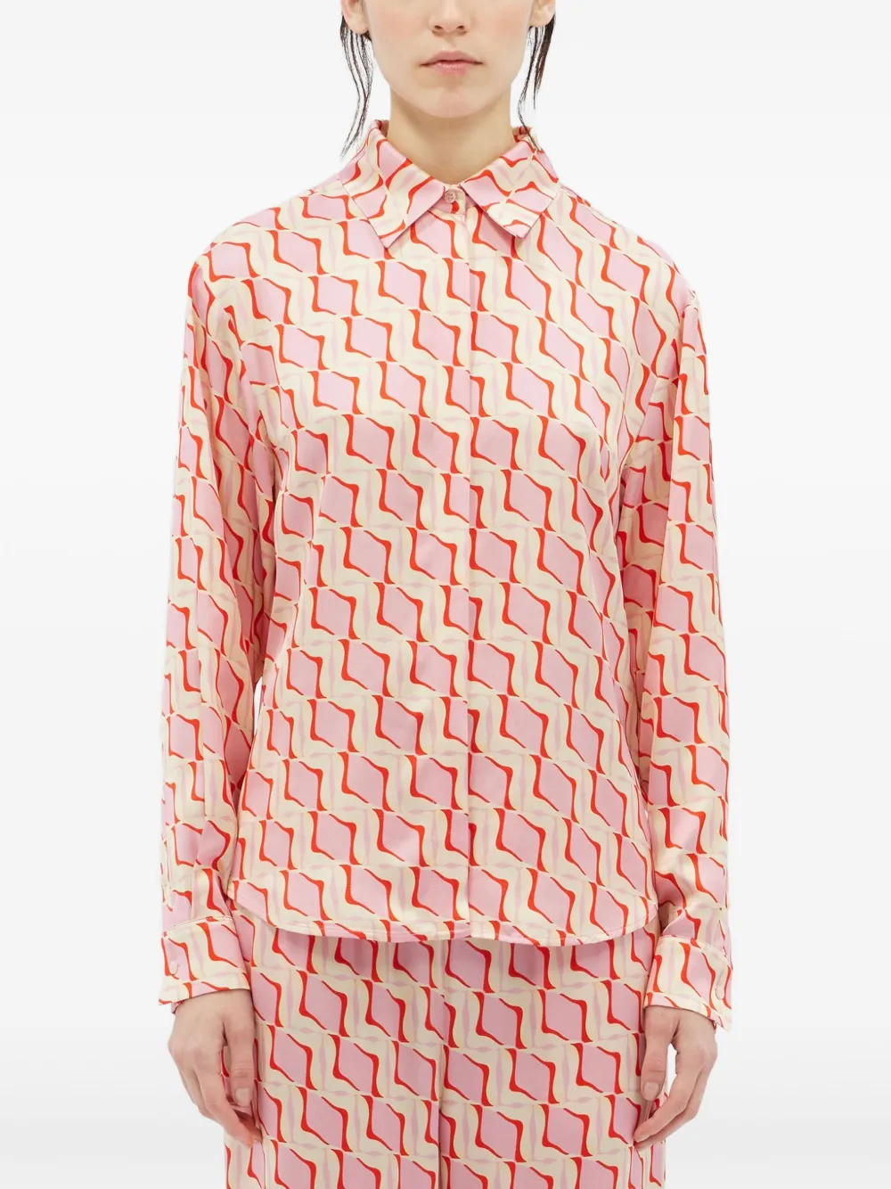 MSGM Blouse met print Roze