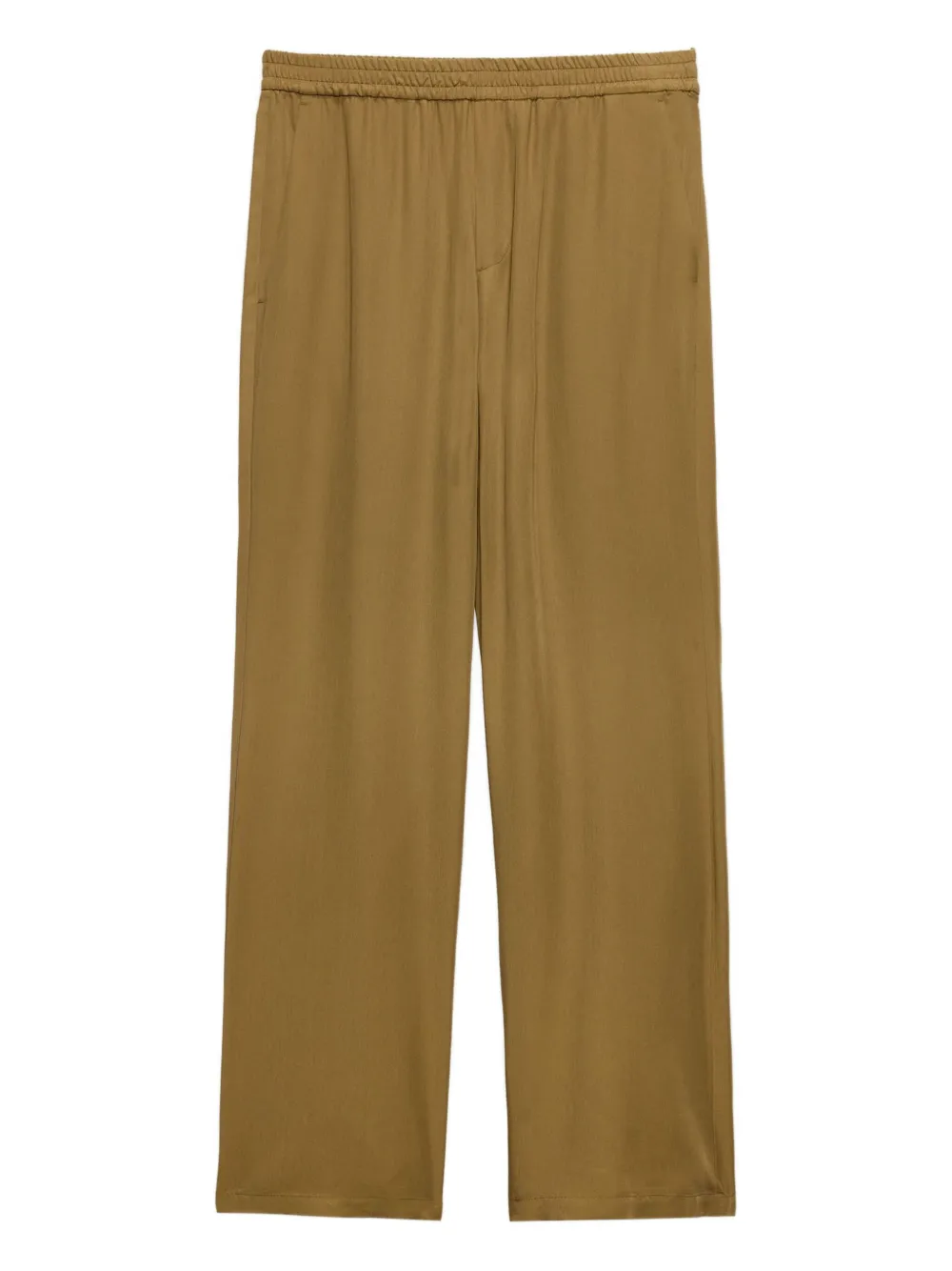MSGM elasticated-waist trousers | Green | Image 1