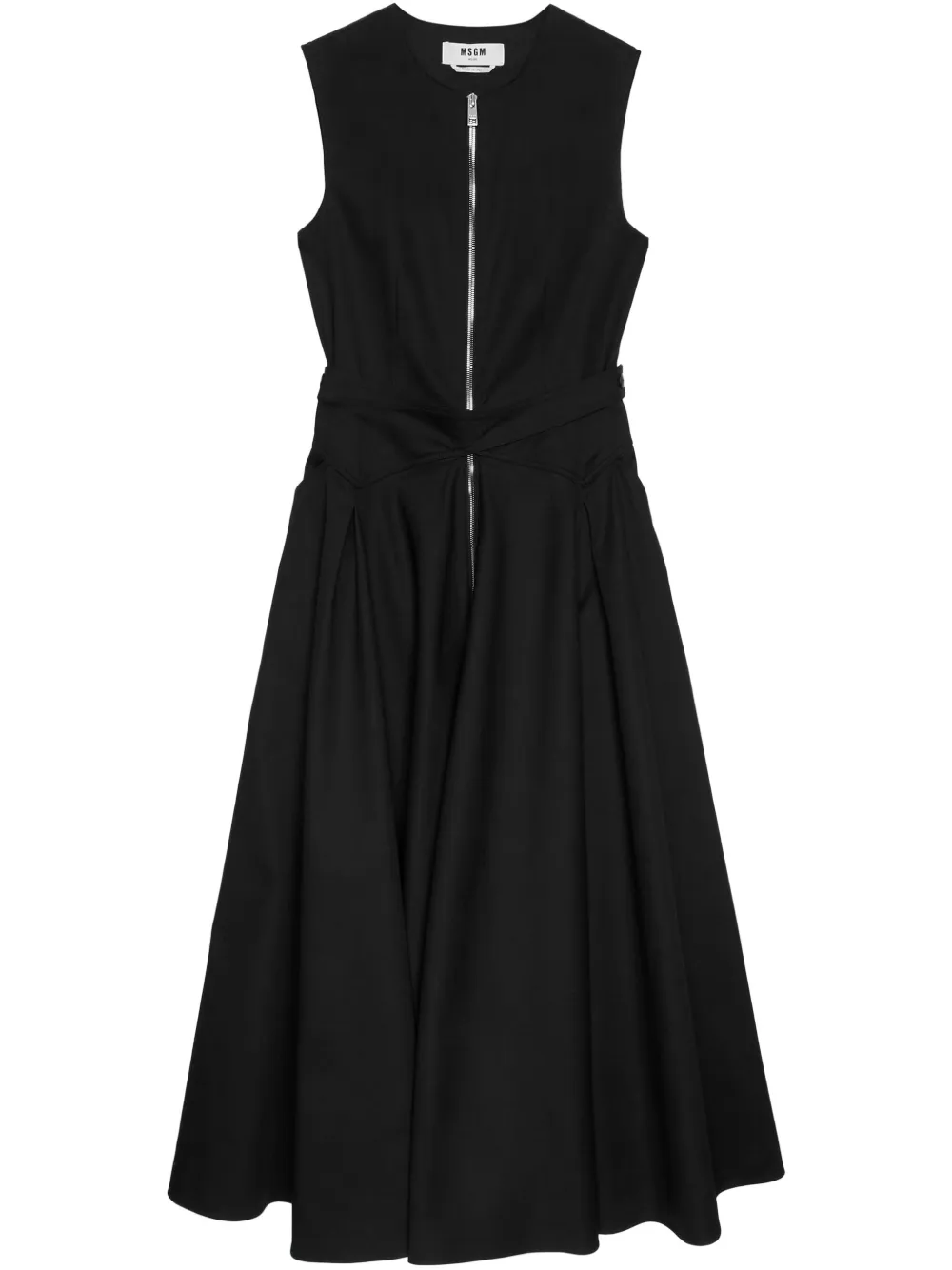 MSGM sleeveless dress | Black | Image 1
