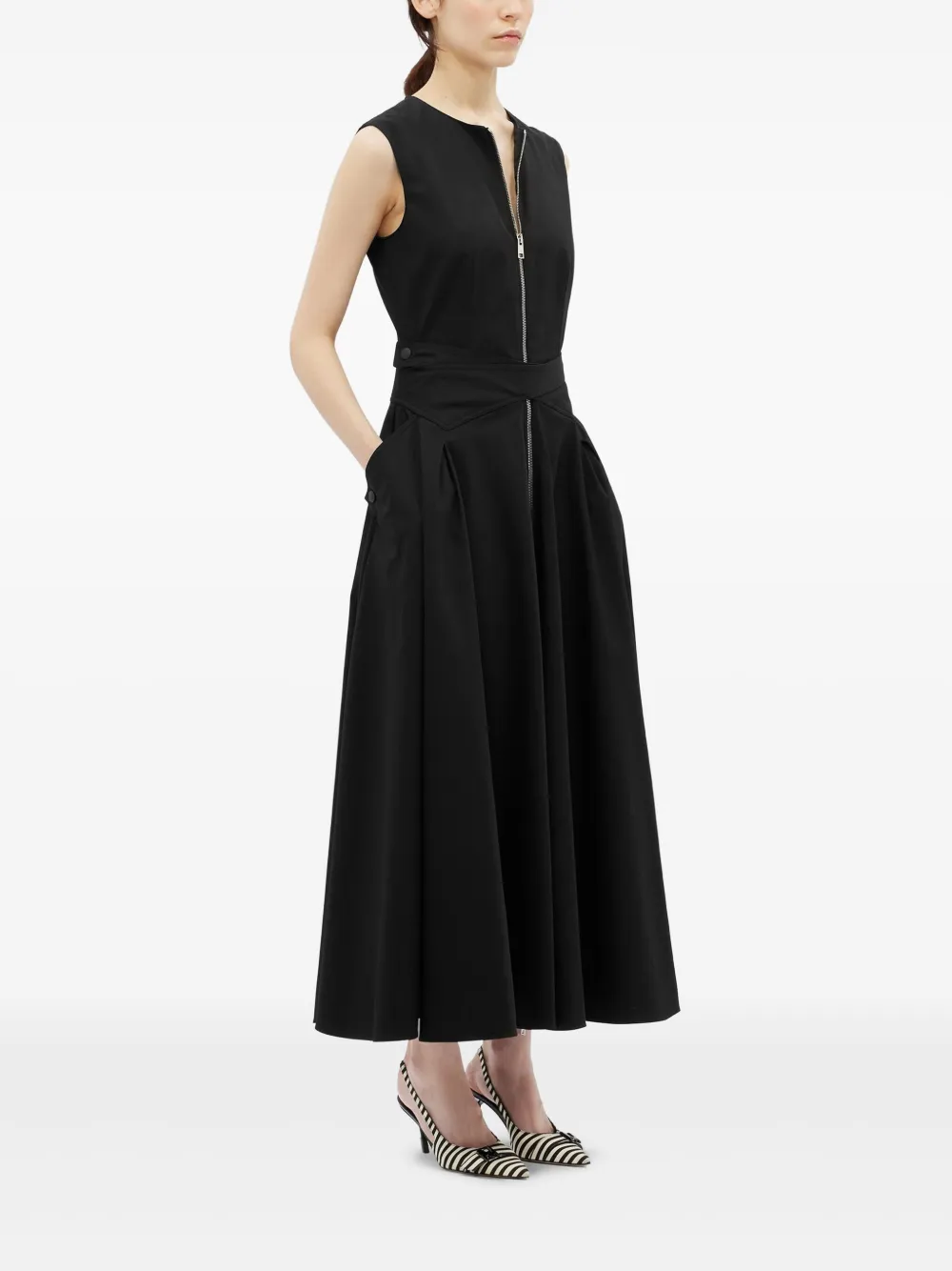 MSGM Mouwloze jurk Zwart