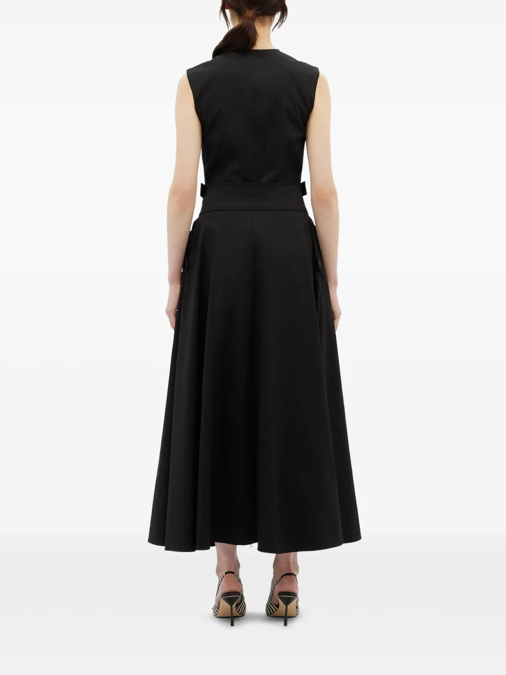 MSGM Mouwloze jurk Zwart