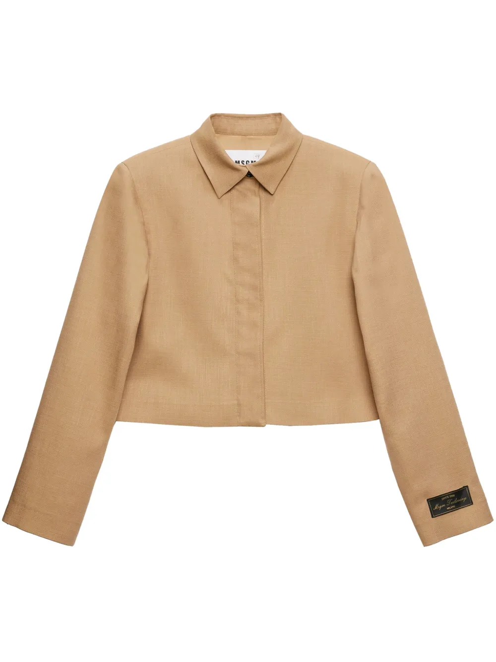 MSGM Cropped jack Beige