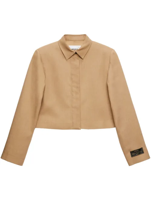 Veste à coupe crop - MSGM - Modalova