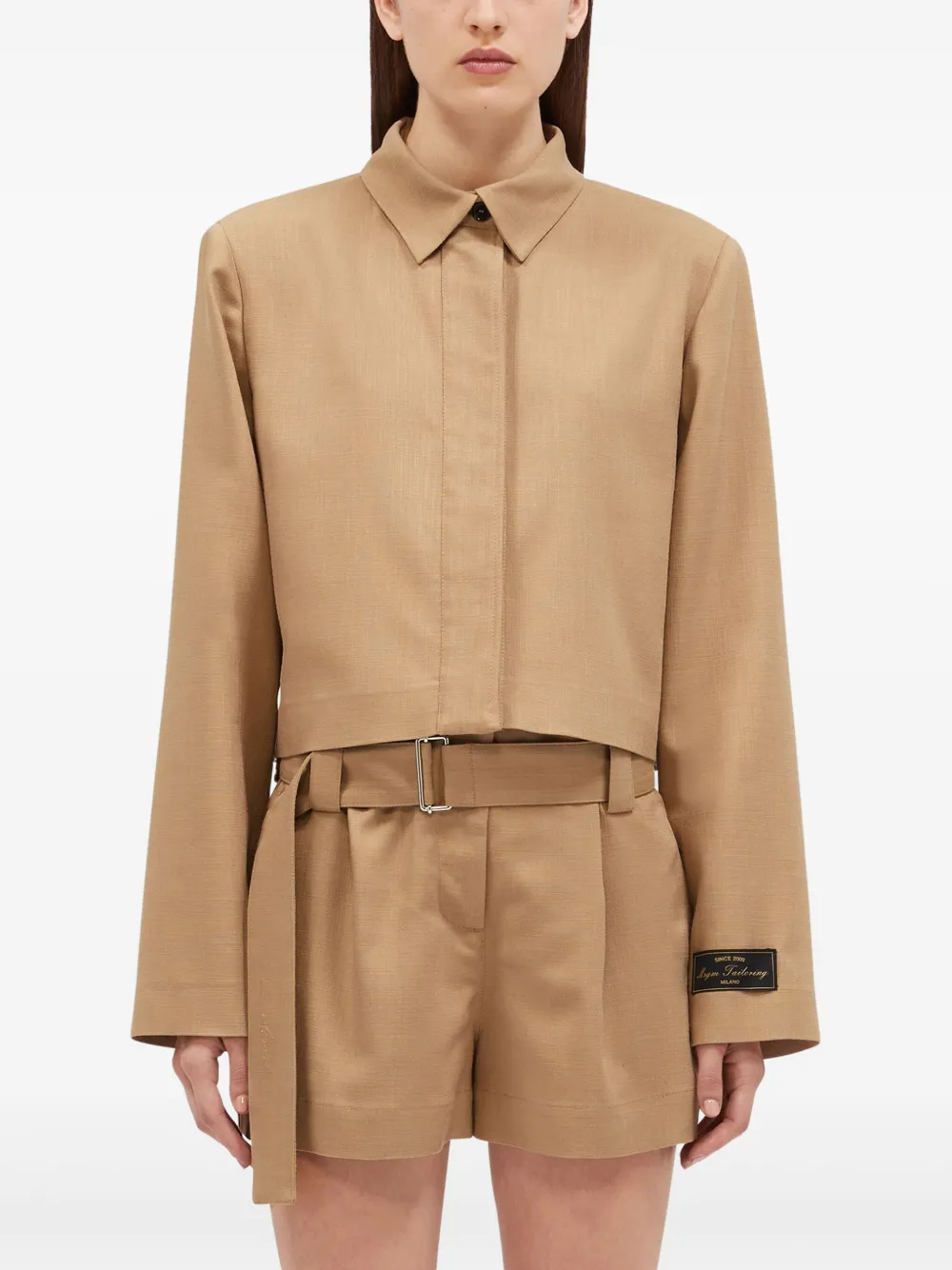 MSGM Cropped jack - Beige