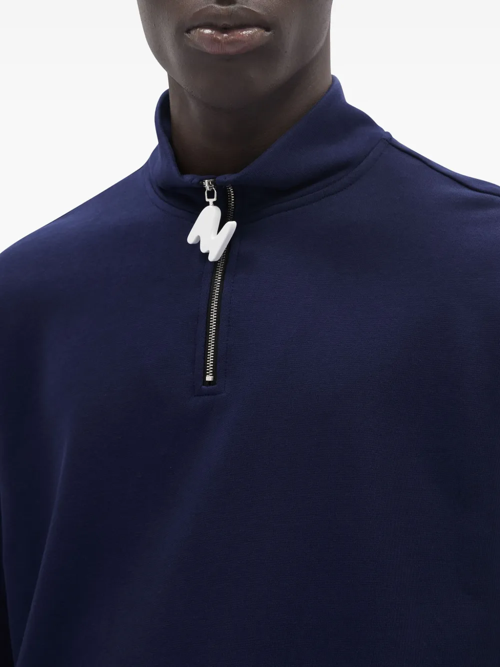 MSGM Sweater met hoge hals Blauw