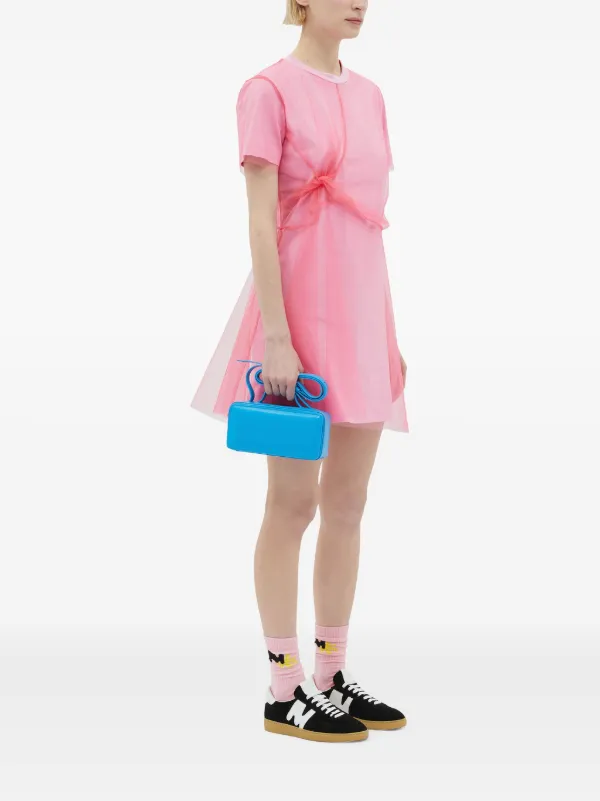 【関税込み】MSGM ピンク ルーシュ ミニドレス MSGM ミニドレス | ピンク | FARFETCH JP