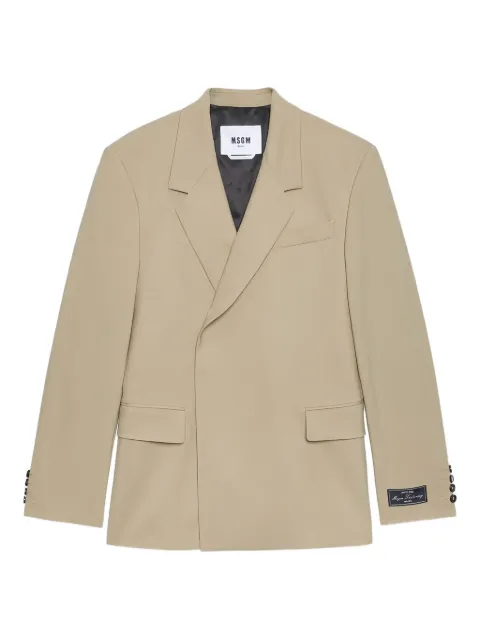 MSGM buttoned single-breasted jacket