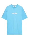 MSGM logo-appliqué T-shirt - Blue